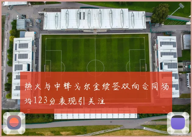 热火与中锋戈尔金续签双向合同场均123分表现引关注